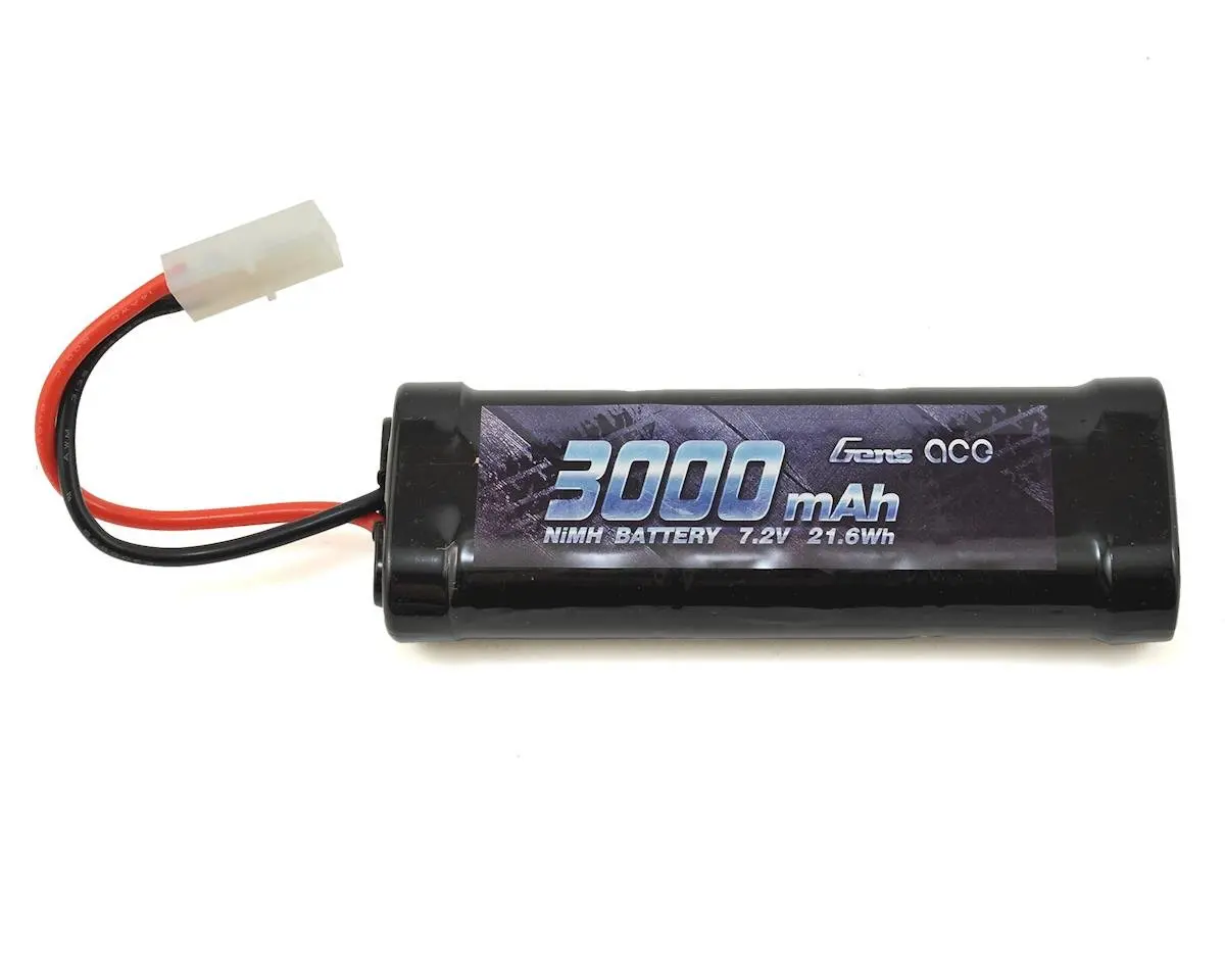 Gens Ace 6-Cell 7.2V Nimh Battery Pack W/Tamiya Connector (3000Mah) 1