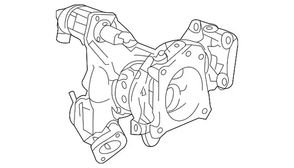 Genuine Honda 2017-2021 Civic Type-R Fk8 Turbocharger Assembly 1