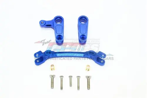 Gpm Racing Aluminium Steering Assembly - 10Pcs Set Blue 1