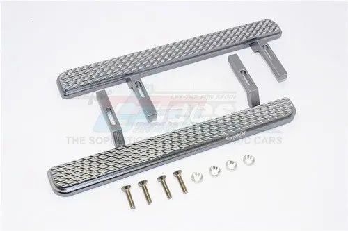 Gpm Racing Aluminium Exterior Trail (Parallelogram) 1Pr Set Gun Metal For Axial Scx10 Ii 1