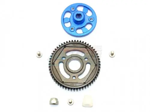 Gpm Racing Aluminium Spur Gear Adapter+Steel Gear 56T - 1Set 1