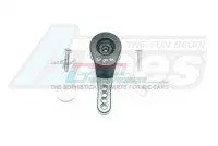 Gpm Racing Aluminum 23T Servo Horn W. Built-In Spring (4 Positioning Holes) - 5Pcs Set Black 1