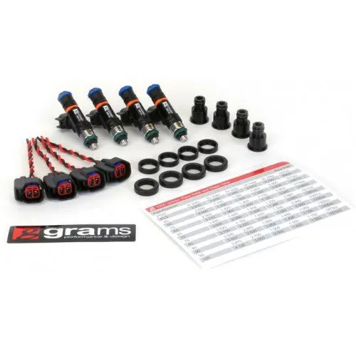Grams 1000Cc Injectors With Free Fuel Pressure Gauge 1