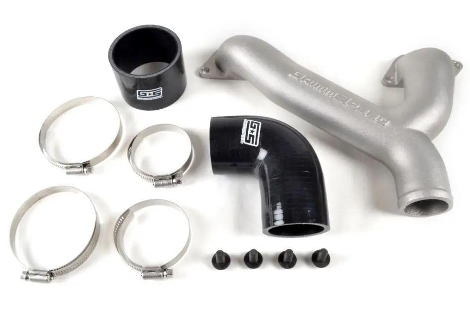 Grimmspeed - Subaru 02-07 Wrx / 04-21 Sti / 04-08 Fxt - Top Mount Intercooler Y-Pipe Kit (Black) 1