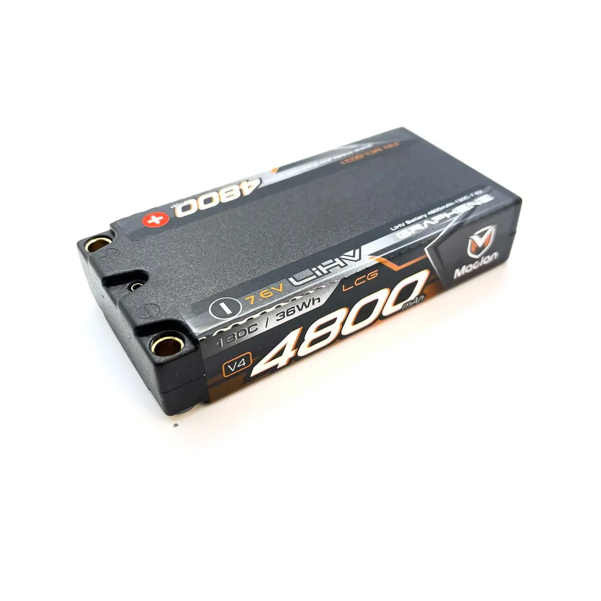 Maclan Racing Graphene V4 Hv 2S Lcg Shorty 4800Mah Lipo Battery 1