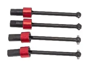 Hobby Details Traxxas 1/18 Teton Aluminum Cvd Driveshafts(4)-Red 1