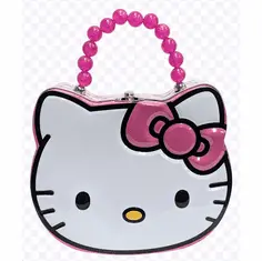 Hello Kitty Head Shape Tin Purse 1