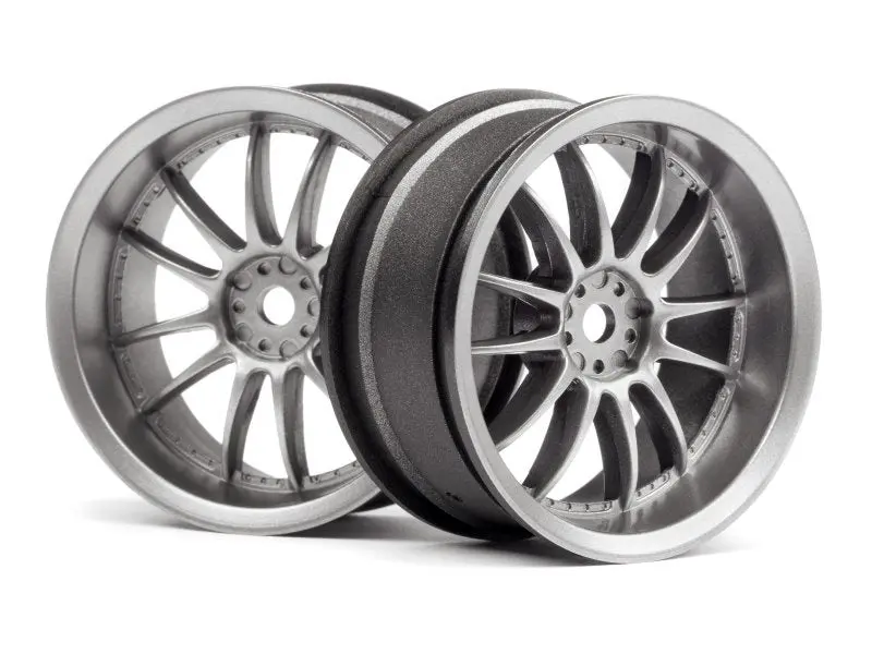 Hpi Work Xsa 02C Wheel 26Mm Light Gunmental (3Mm/2Pcs) 1