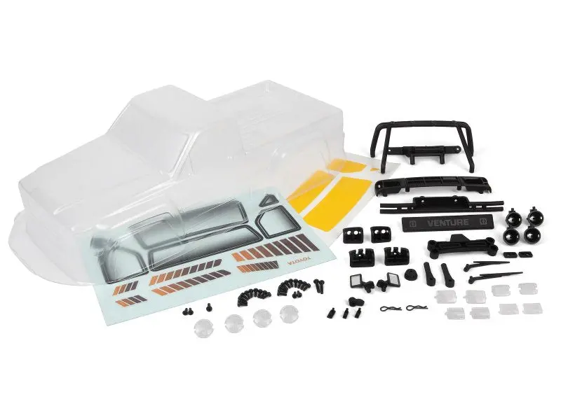 Hpi Venture18 1/18 Toyota Hilux Sr5 Body Set (Clear) 1