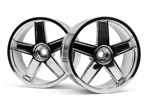 Hpi Lp29 Wheel, Mf Type, Chrome, 3Mm Offset, (2Pcs) 1