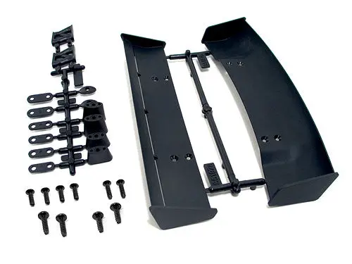 Hpi Molded Wing Set, 1/10 Scale, Black 1