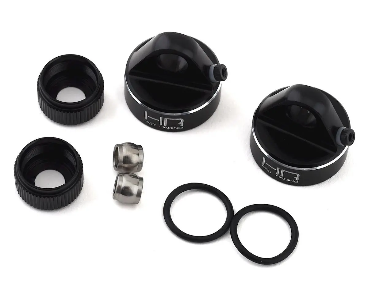 Hot Racing Aluminum Bleeder Shock Caps (2) 1