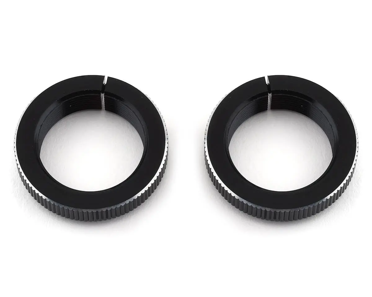 Hot Racing Aluminum Shock Collar Clamp (Black) (2) 1