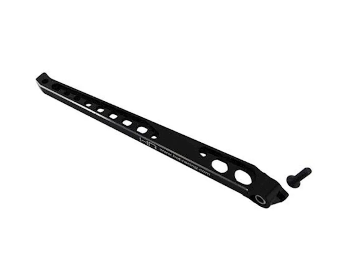 Hot Racing 165Mm Aluminum Rear Chassis Brace (Black) 1
