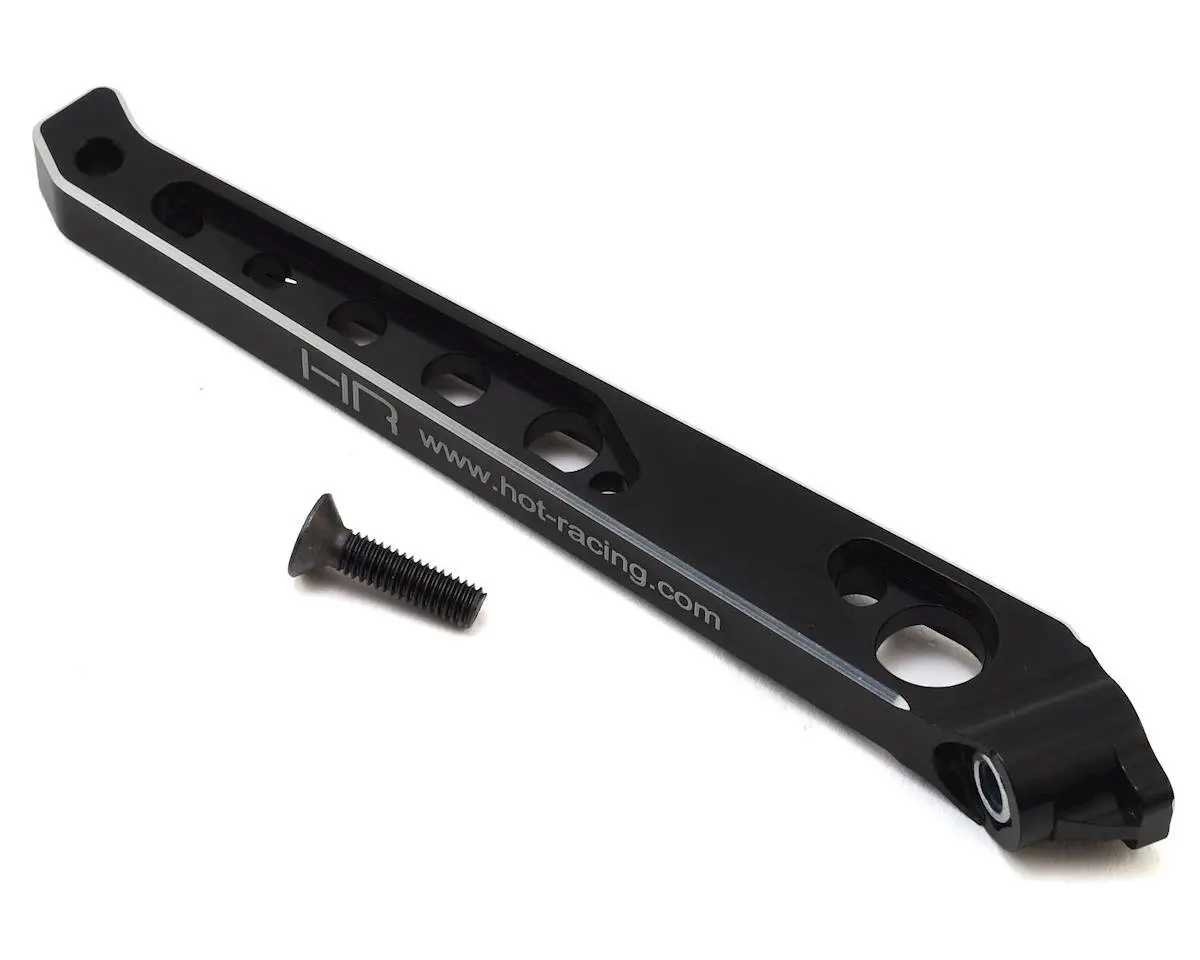 Hot Racing Aluminum Short Rear Chassis Brace (Black) 1