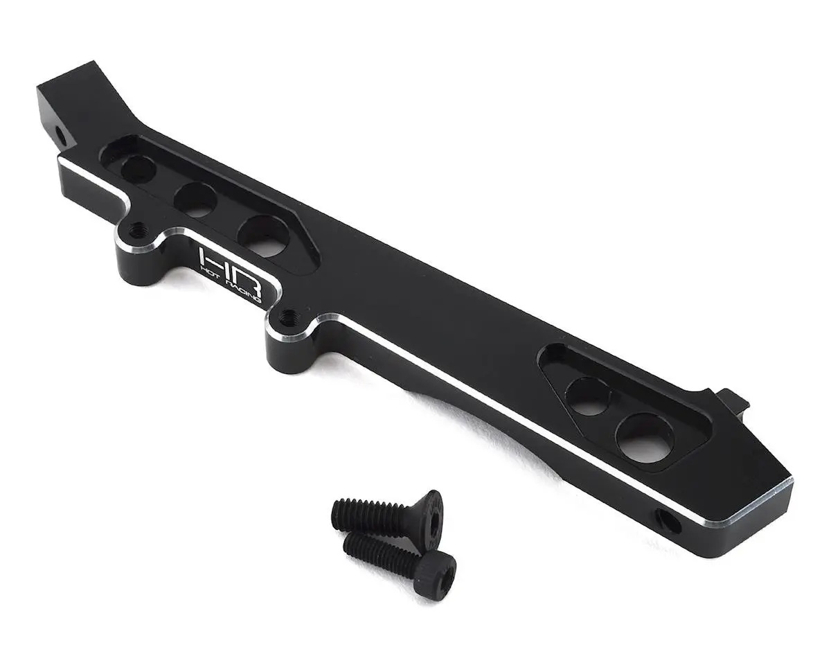 Hot Racing Aluminum Front Chassis Brace (Black) 1
