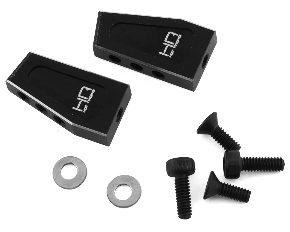 Hot Racing Losi Mini-T 2.0 Aluminum Servo Mount Set (Black) 1