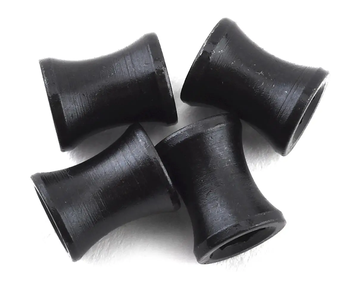Hot Racing Steel M4 Wheel Barrel Nut Fastener (Black) (4) 1