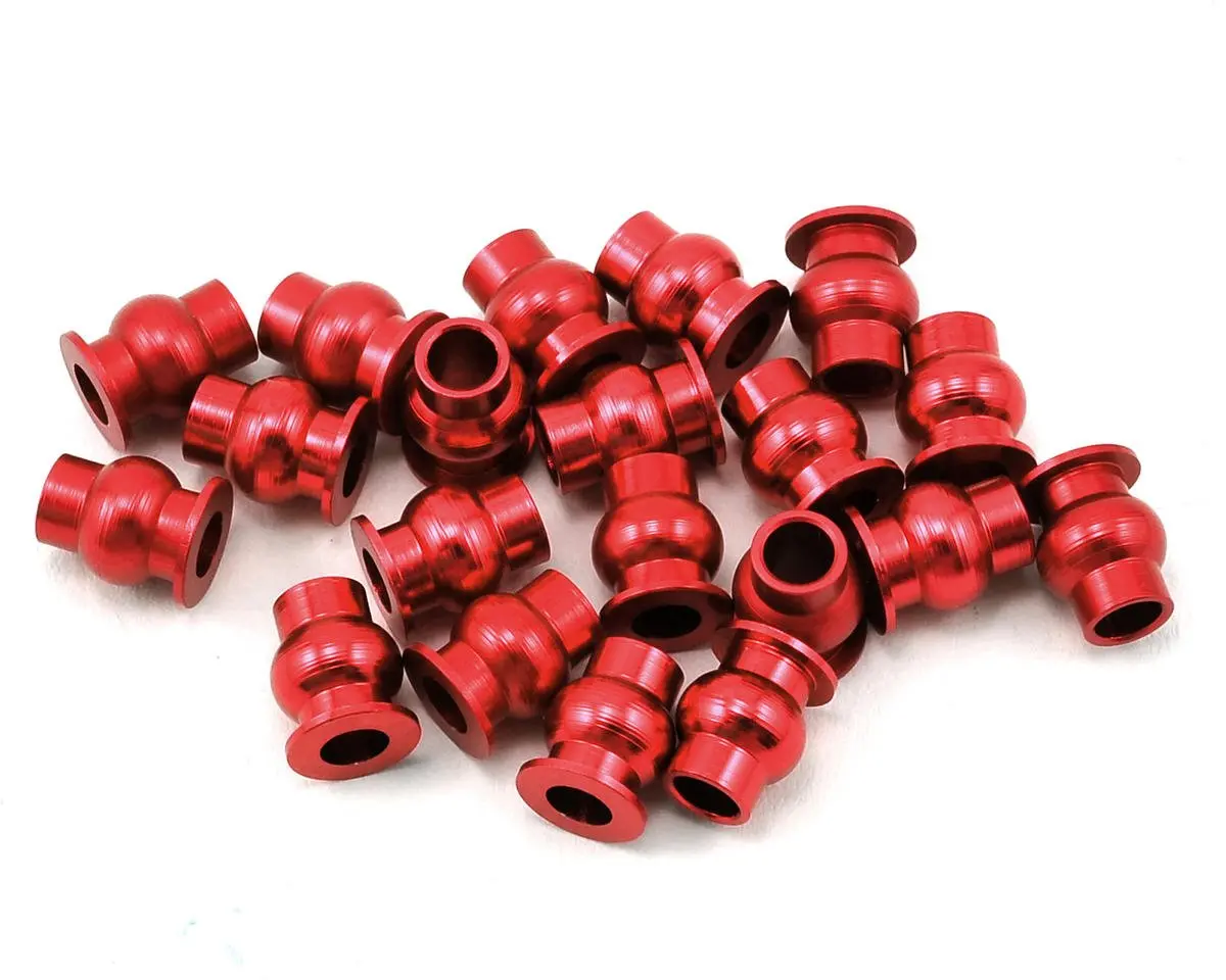 Hot Racing Aluminum Pivot Ball Set (Red) (20) 1