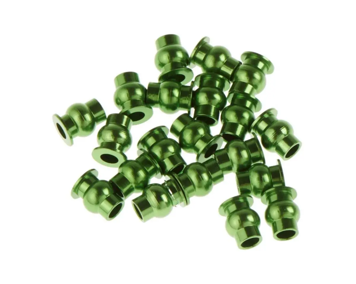 Hot Racing Green Aluminum Suspension Pivot Balls (20) 1