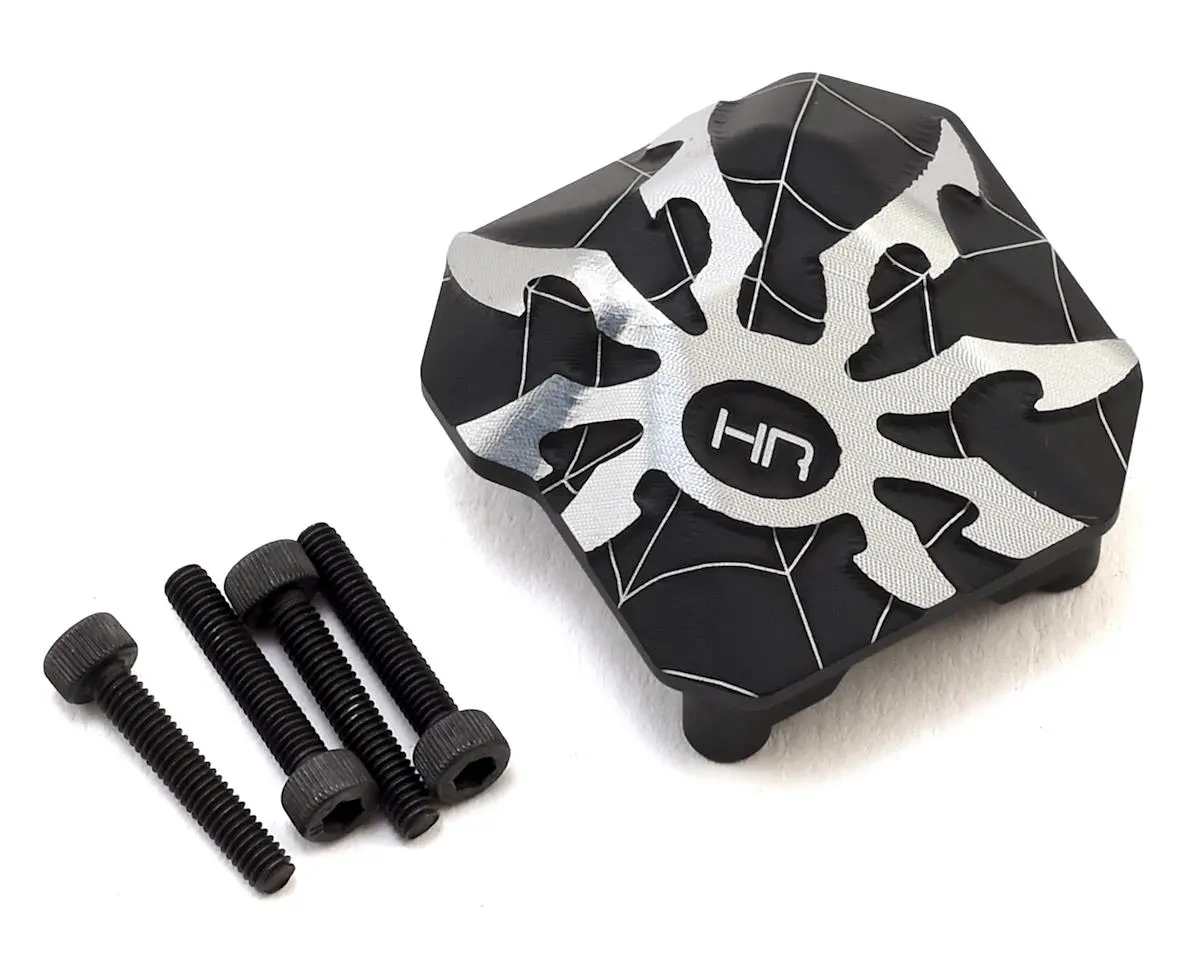 Hot Racing Axial Scx10 Ii Aluminum Ar44 Axle Spider Diff Cover (Black) 1