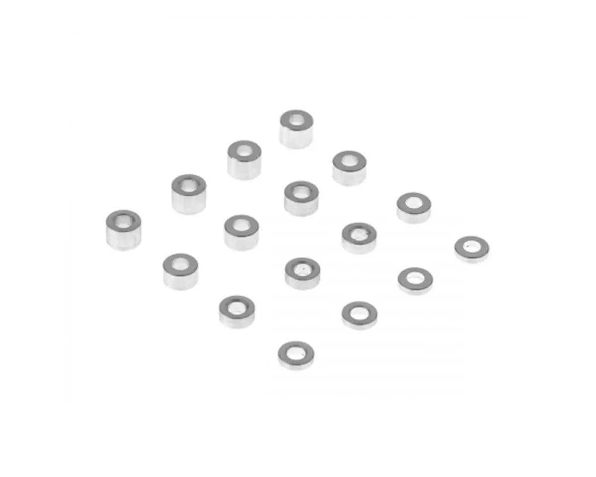 Hot Racing M3 1.5-4.5Mm Aluminum Standoff Spacer Set (16) 1