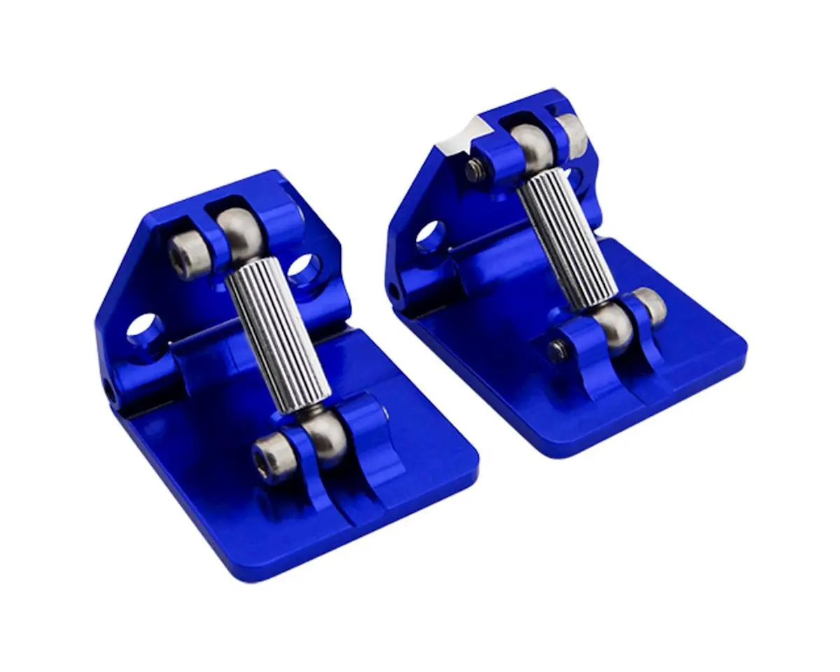 Hot Racing Traxxas Spartan Aluminum Adjustable Trim Tab Set (Blue) 1