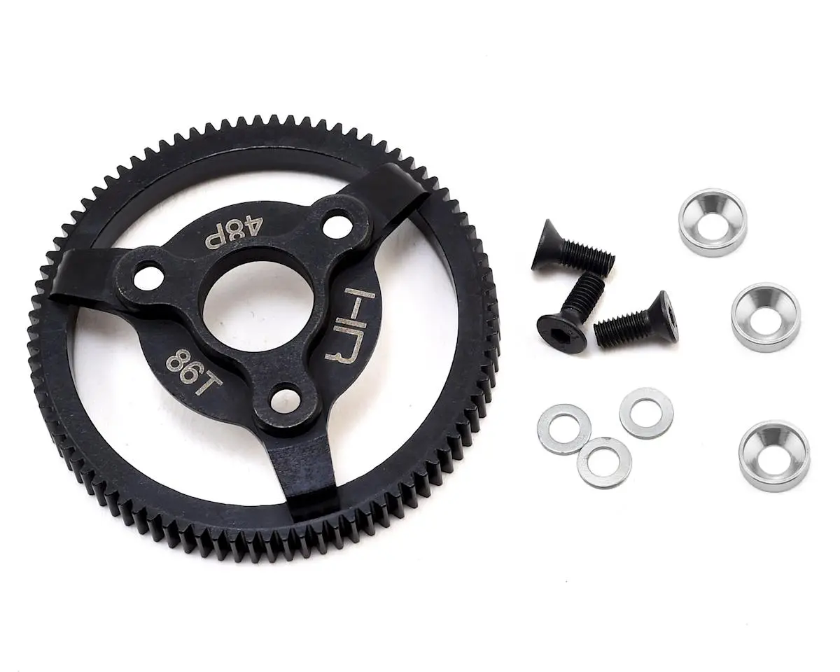 Hot Racing Traxxas 48P Hardened Steel Spur Gear (86T) (Silver) 1