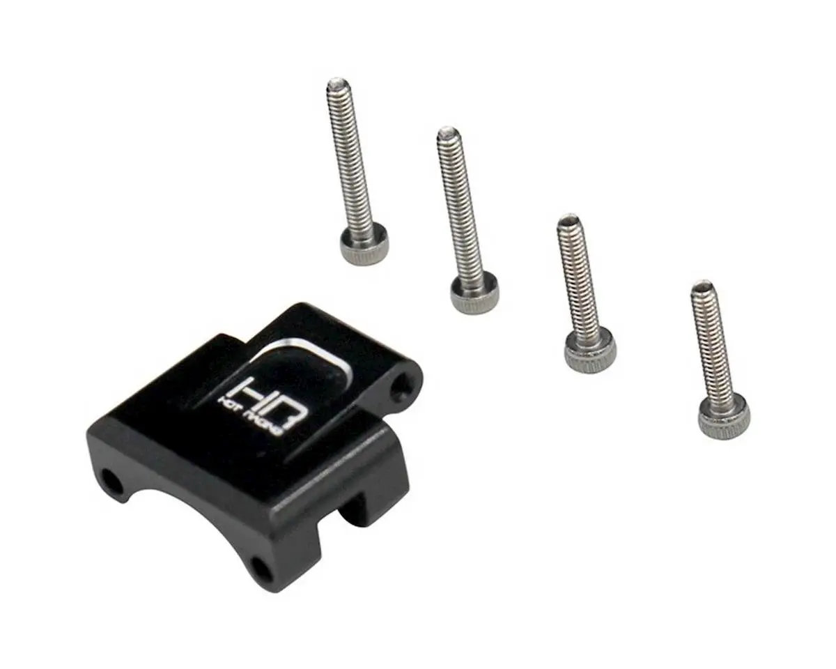 Hot Racing Axial Scx24 Aluminum Rear Axle Truss Upper Link Mount (Black) 1