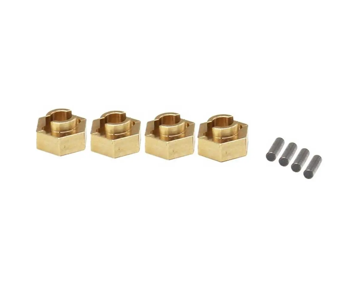 Hot Racing Axial Scx24 Brass 7Mm Wheel Hex Hub (4) 1