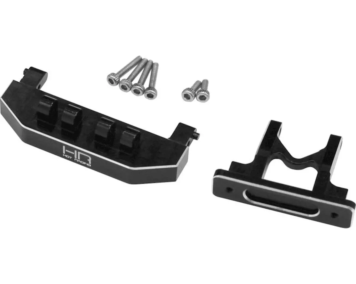 Hot Racing Axial Scx24 Aluminum Rear Body Mount Support (Black) 1