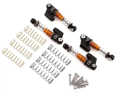 Hot Racing Axial Scx24 Aluminum Threaded Oil Emulsion Shocks (4) 1