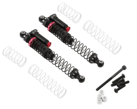 Hot Racing Piggyback Adjustable Rebound Shock (Red) (100Mm) 1