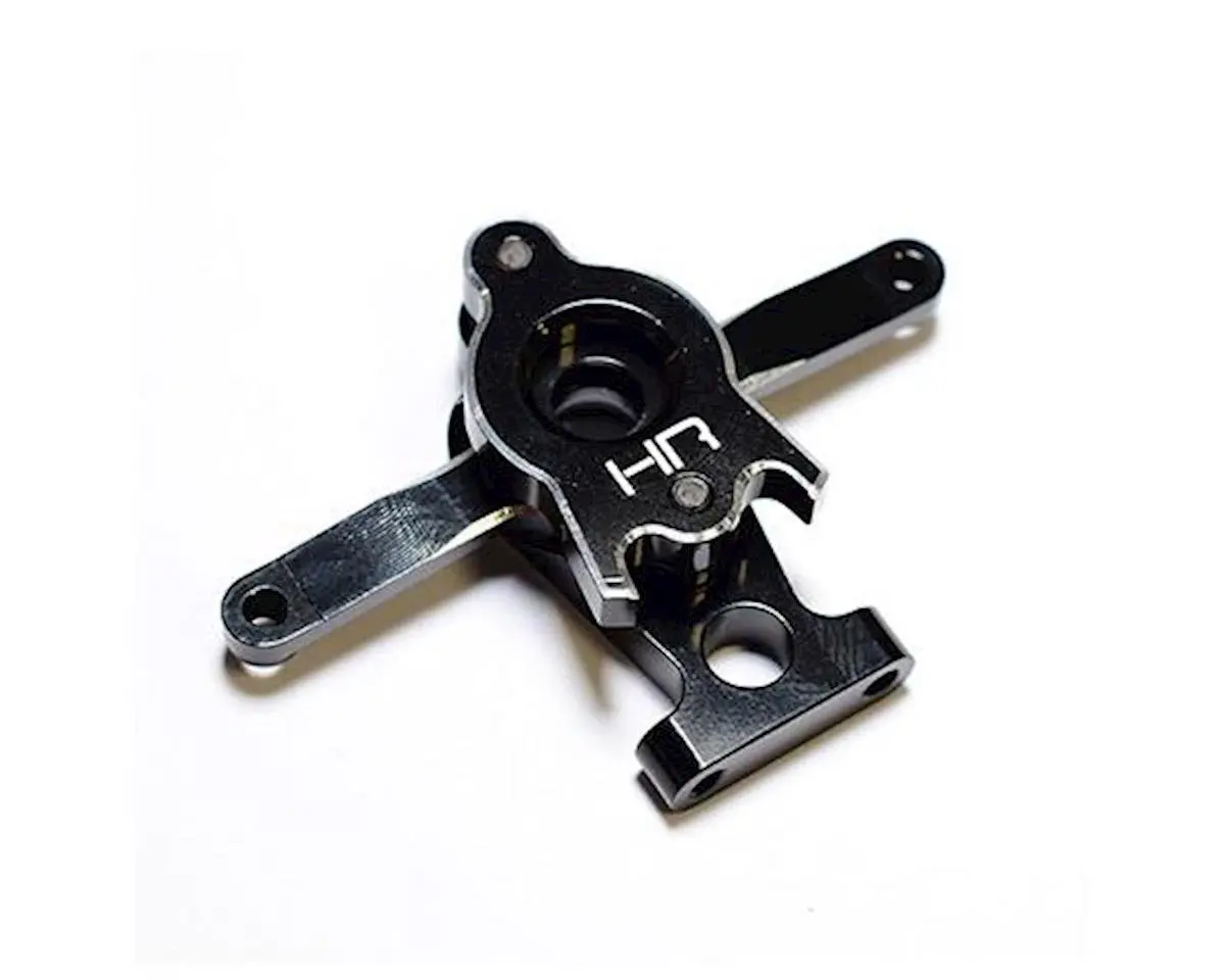 Hot Racing Traxxas 1/16 Aluminum Bellcrank Steering Kit (Black) 1