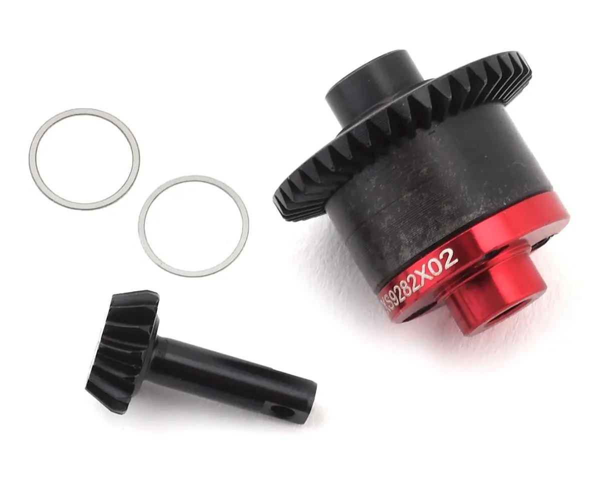 Hot Racing 1/16 Traxxas Steel Helical Spiral Gear Set W/Aluminum Cover Plate 1