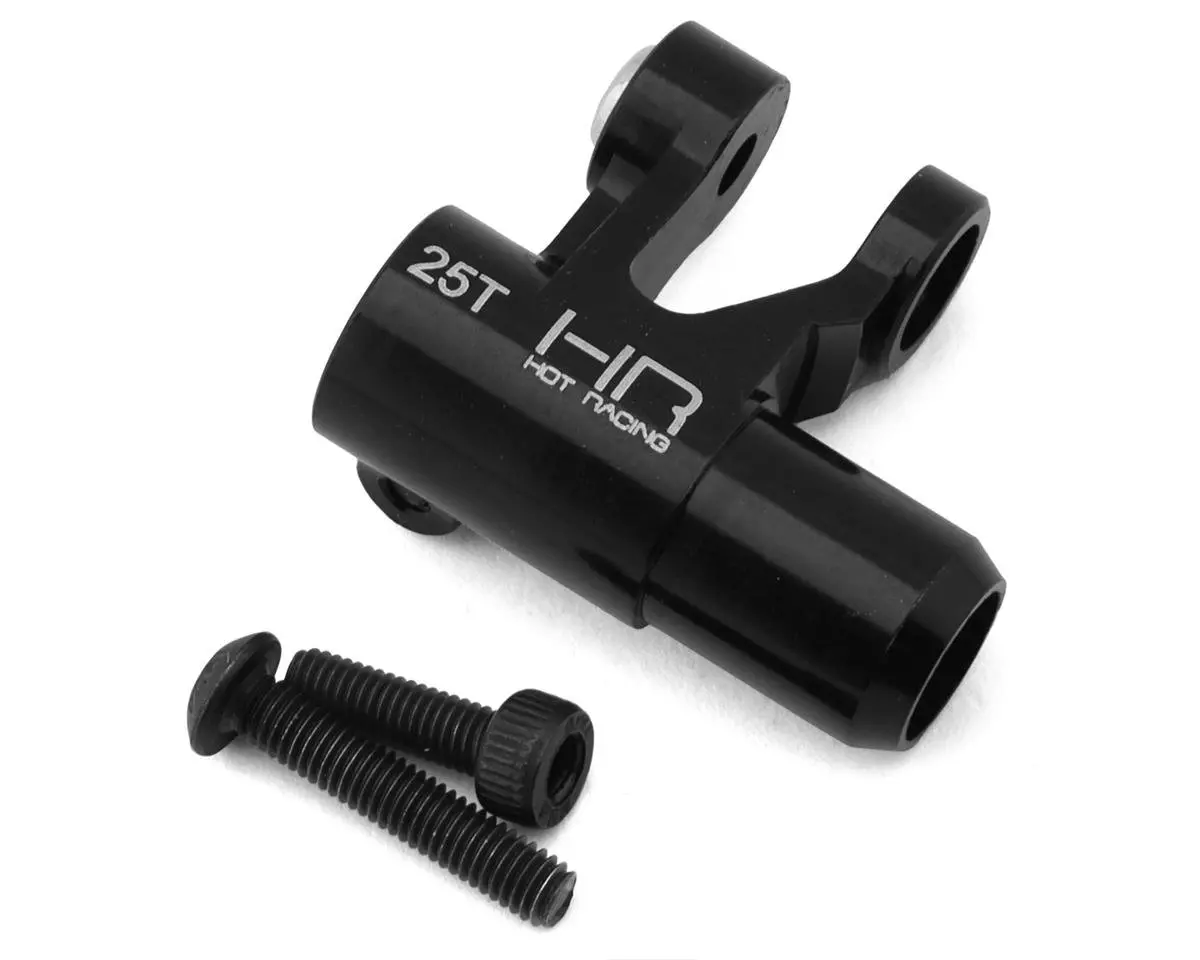Hot Racing Aluminum Clamp Servo Horn For Traxxas X-Maxx (Black) (25T) (Futaba/Tra/Savox/Orion/Protek) 1