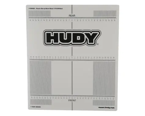 Hudy 1/10 Off-Road Plastic Set-Up Board Decal (331X386mm) 1