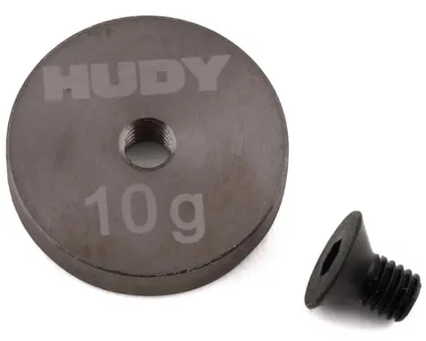 Hudy 15Mm Pure Tungsten Round Weight (Thin - 10G) 1