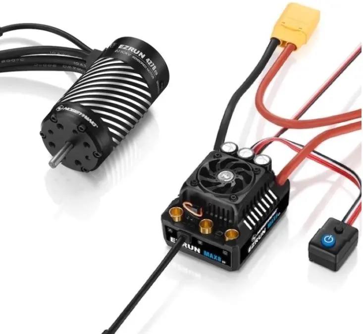 Hobbywing Ezrun Max10 G2 140A & 3665Sd Motor Combo 4000Kv-G3 Sensored 1