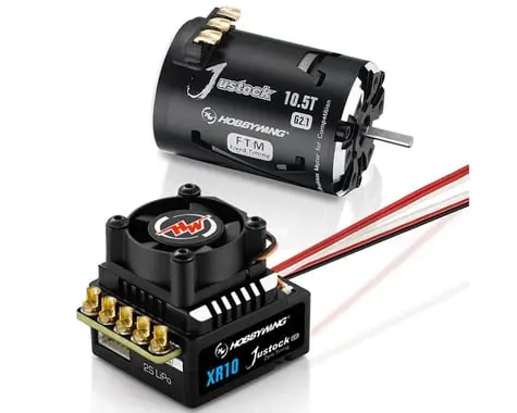 Hobbywing Xr10 Justock G3s Sensored Brushless Esc/Sd G2.1 Motor Combo (13.5T) 1