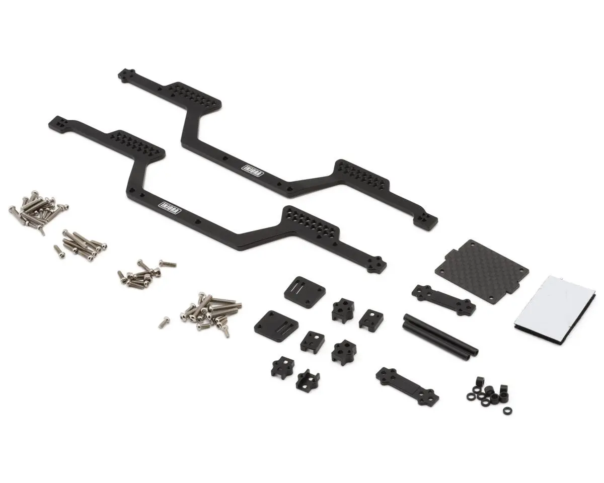 Injora Bug18 Crawler Body Set For Traxxas® Trx-4M™ (Clear) (155Mm Wheelbase) W/(Inj4m-111) Aluminum Universal Lcg Chassis 1
