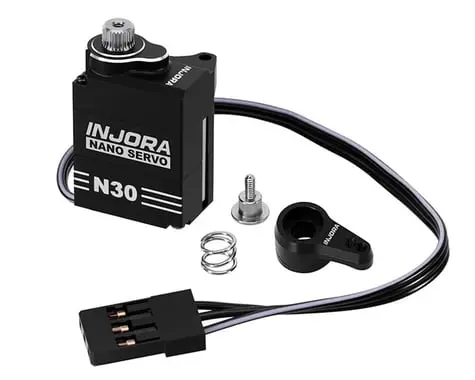 Injora Scx30 N30 Nano High Torque Metal Gear Aluminum Servo W/Servo Saver 1