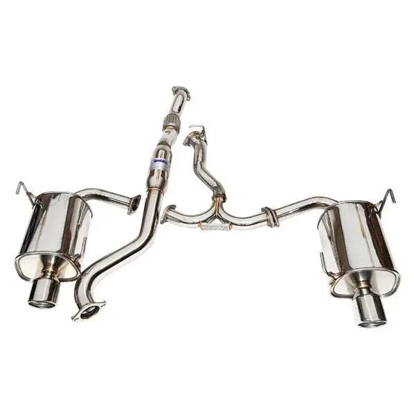 Invidia - Subaru 08-14 Wrx / 09-13 Fxt / 09-10 Impreza - Sedan Q300 Dual Stainless Steel Tip Cat-Back Exhaust 1