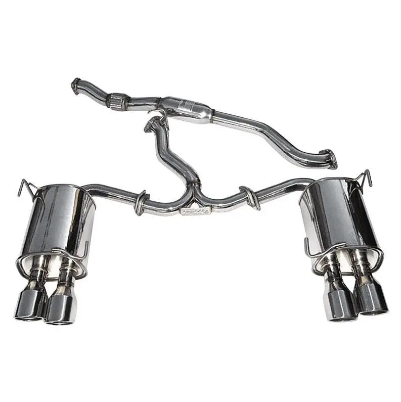 Invidia - Subaru 15-21 Wrx/Sti - Twin Outlet Rolled Stainless Steel Quad Tip Cat-Back Exhaust 1