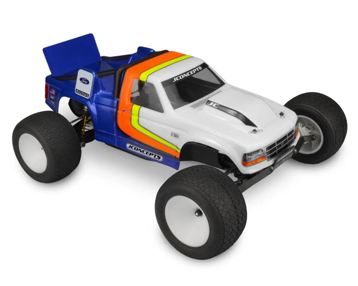 Jconcepts Rc10t Team Truck 1993 Ford F-150 Vintage Body (Clear) 1