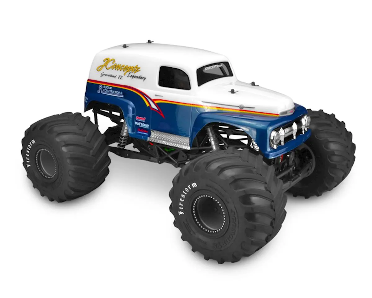 Jconcepts 1951 Ford "Grandma" Panel Truck Body (Clear) 1