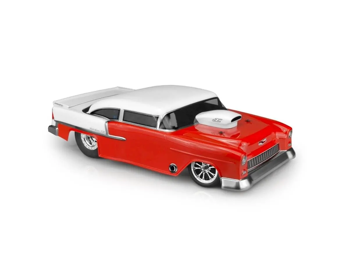 Jconcepts 1955 Chevy Bel Air Street Eliminator Drag Racing Body (Clear) 1