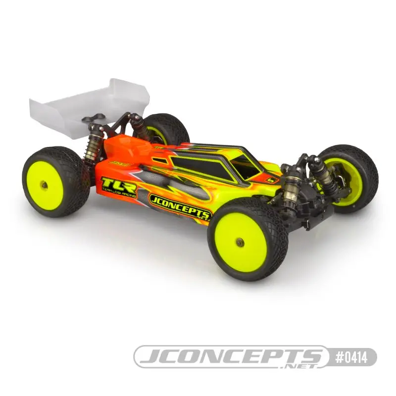 Jconcepts 22X-4 "F2" 1/10 Buggy Body W/S-Type Wing (Clear) (Lighweight) 1