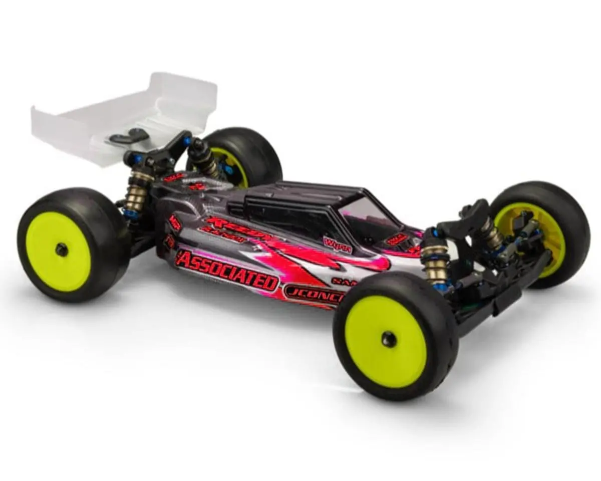 Jconcepts Rc10 B7/B7d "F2" Body W/Turf & Carpet Wings (Clear) 1