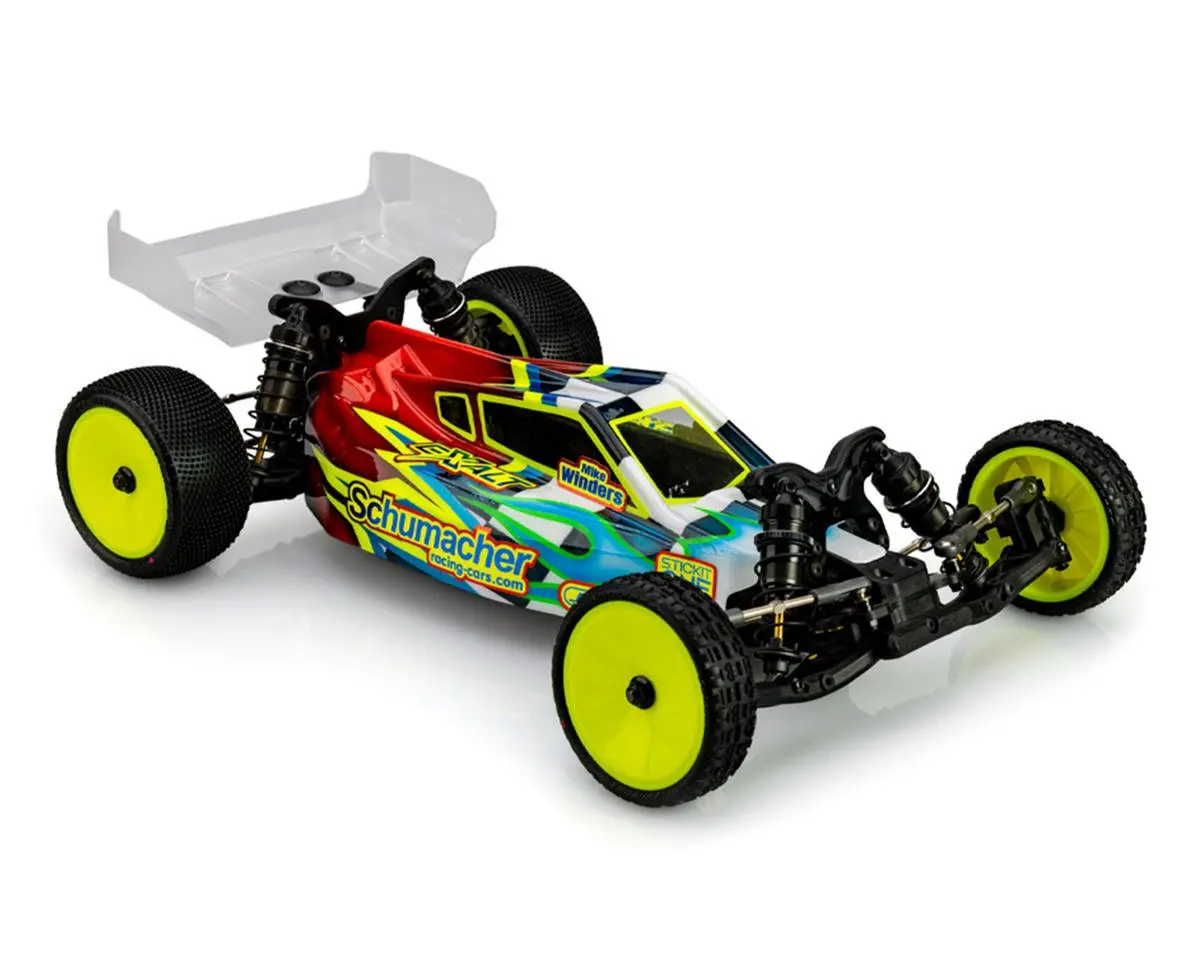 Jconcepts Schumacher Cougar Ld3 "P2" 1/10 Buggy Body W/Carpet Wing (Clear) 1
